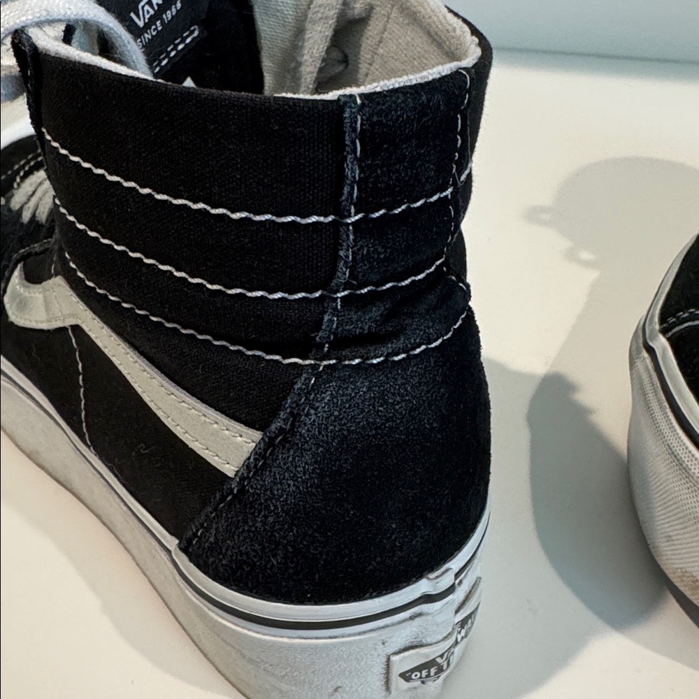 Vans Sk8-Hi Tapered Platform Shoe Wm 9.5/Mn 8 - Picture 8 of 10